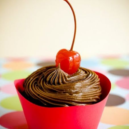 Cherry Cola Cupcakes
