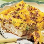 Biscuit Sausage Quiche
