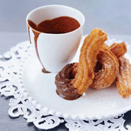 Warm Churros & Hot Chocolate