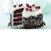 Raspberry-Fudge Fantasy Torte