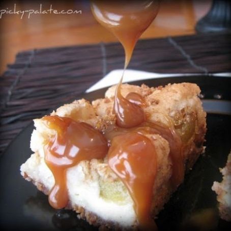 Caramel Apple Cream Cheese Cookie Bars