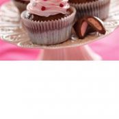 Funfetti® Valentine Raspberry Brownie Cupcakes