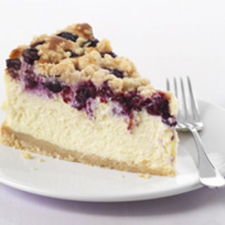 Philadelphia Blueberry Streusel Cheesecake