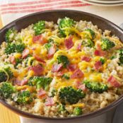 Quinoa with Broccoli, Cheese & Bacon
