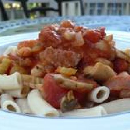 Sausage, White Bean and Tomato Sauce
