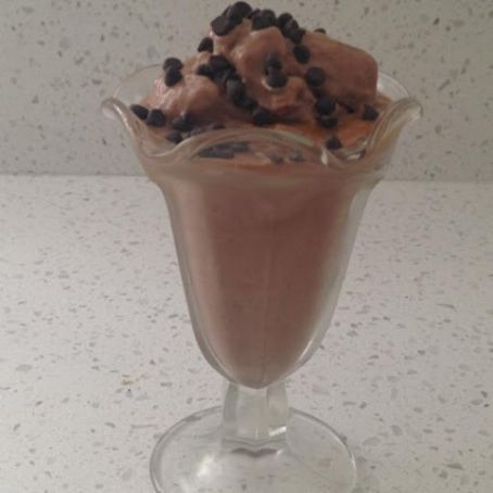 Dark Chocolate Peanut Butter Swirl-Blender Recipe