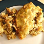 Easy Crockpot Chicken & Stuffing