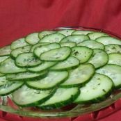 Grammie's pressgurka (Swedish cucumbers)