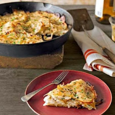 Cast Iron Skillet Potato Cake     (Alex Guarnaschelli)