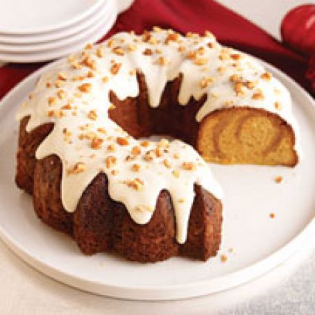 French Vanilla-Caramel Cake