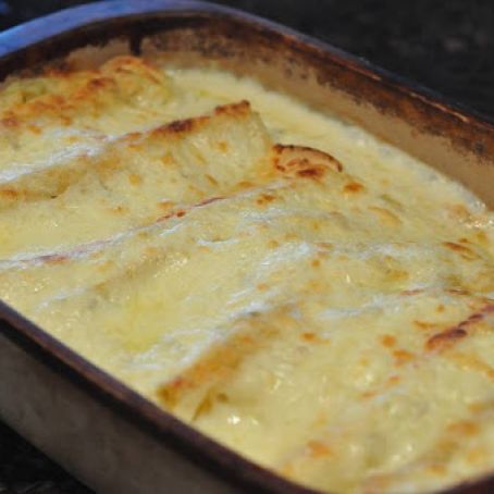 White Chicken Enchiladas