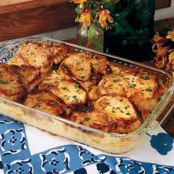 Pork Chops with Scalloped Potatoes Recipe