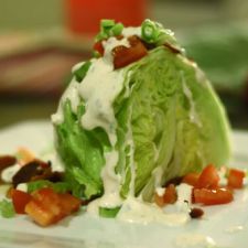 Wedge Salad with Homemade Buttermilk Ranch Dressing