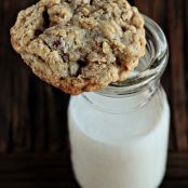 Oatmeal Cookies with Cranberry Raisinets