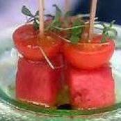 Watermelon-Tomato Skewer