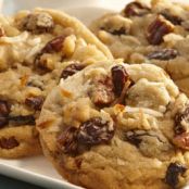 Coconut Raisin Pecan Cookies