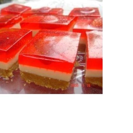 Strawberry Cream Cheese Jell-O Squares