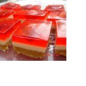 Strawberry Cream Cheese Jell-O Squares