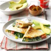 Spinach Quesadillas Recipe