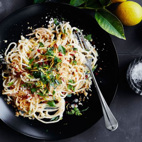 Fresh Spaghetti with Lemon and Parmesan