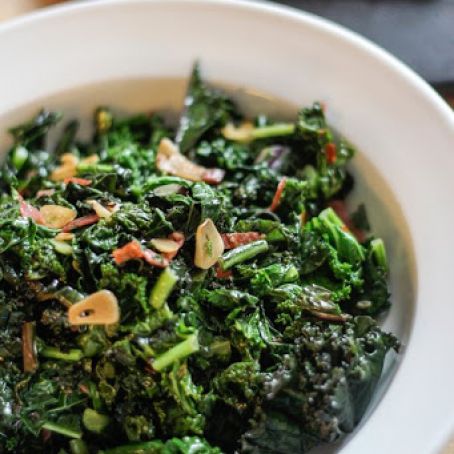 Fiery Kale with Garlic and Olive Oil Pick a Side!