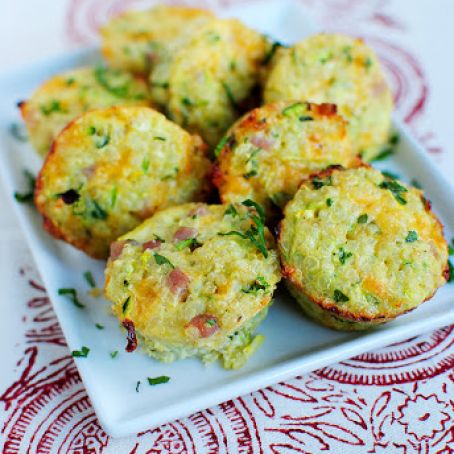 Mini Ham & Cheese Quinoa Cups
