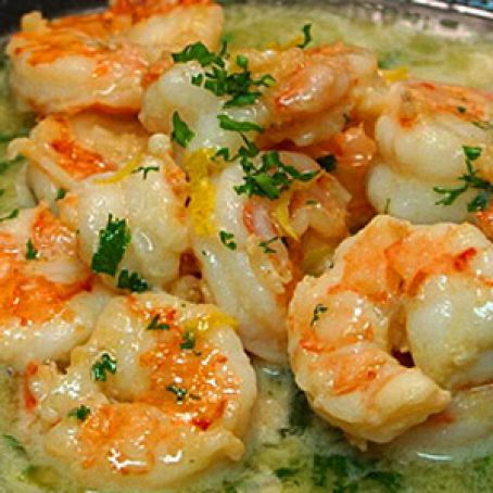 Easy & Healthy Shrimp Scampi