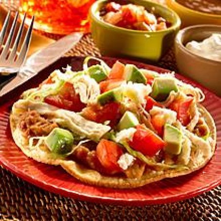 Chicken Tostadas