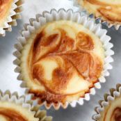 Caramel Swirl Cheesecake Cupcakes