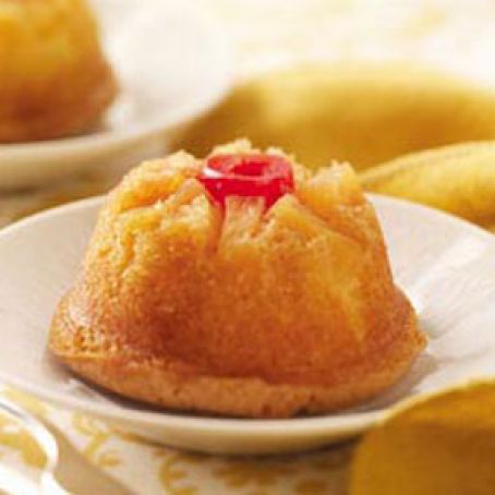 Mini Pineapple Upside-Down Cakes Recipe