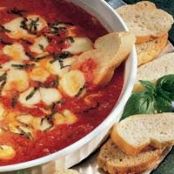 Mozzarella and Basil with Marinara Sauce