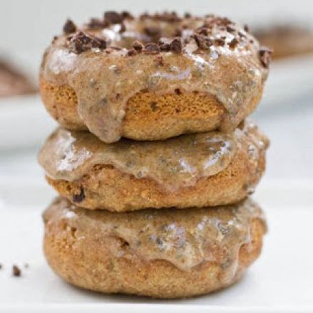 Vegan - Chocolate Chip Whole Wheat Doughnuts