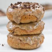 Vegan - Chocolate Chip Whole Wheat Doughnuts