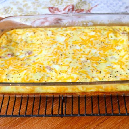 HAM & CHEESE QUICHE BARS