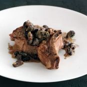 Roasted Veal Chop with Morels