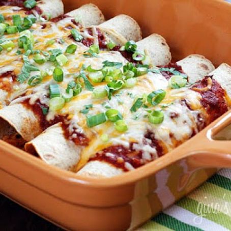 Skinny Chicken Enchiladas