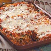 Beef and Spinach Lasagna