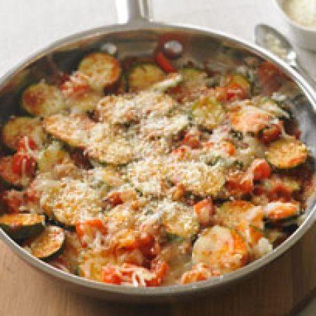 Zucchini Skillet Parmesan