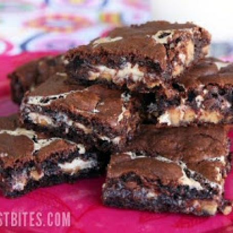 Ooey-Gooey Peanut-Butter Brownies
