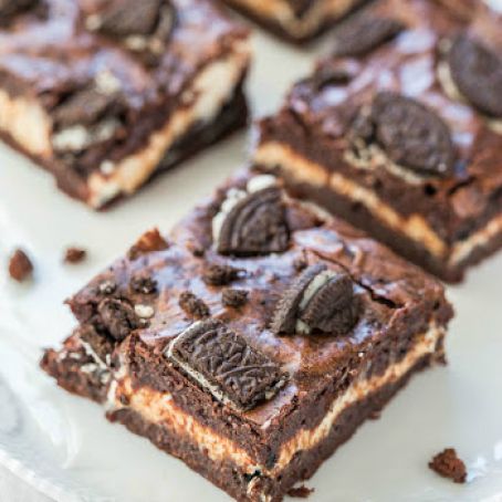 Oreo Cream Cheese Brownies