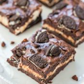 Oreo Cream Cheese Brownies