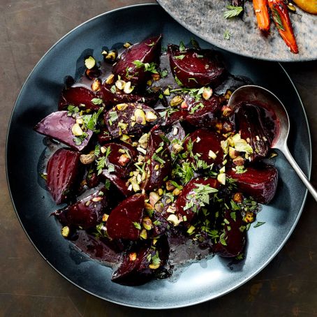 Pomegranate-Glazed Beets