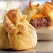 Mini Cheeseburger Pastry Bundles