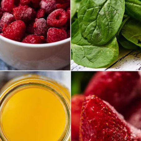 No Banana Berry Green Smoothie