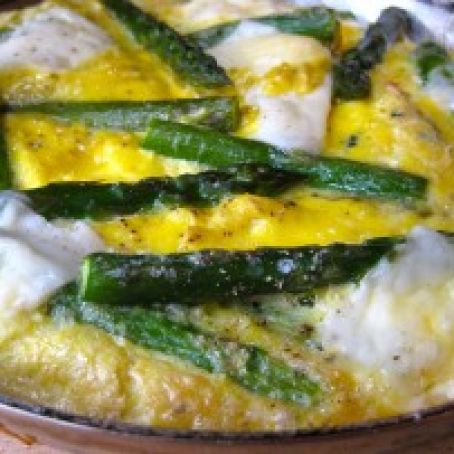 Asparagus and Goat Cheese Frittata