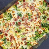 Broccoli And Ham Breakfast Casserole
