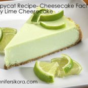 Cheesecake Factory Copycat Key Lime Cheesecake