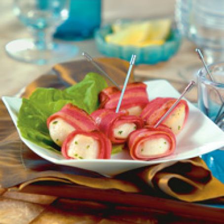 Brandy-Soaked Scallops