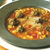 Sicilian Meatball Soup