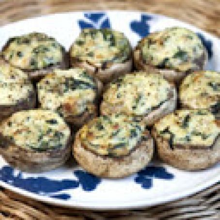 Spinach Cheese Mushrooms